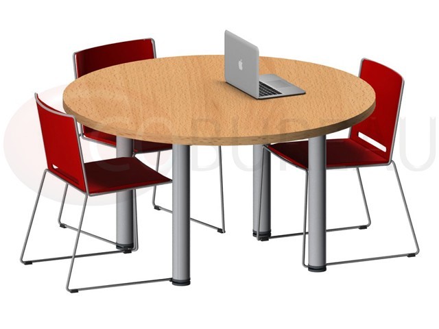 Table ronde Pro métal 120 cm 