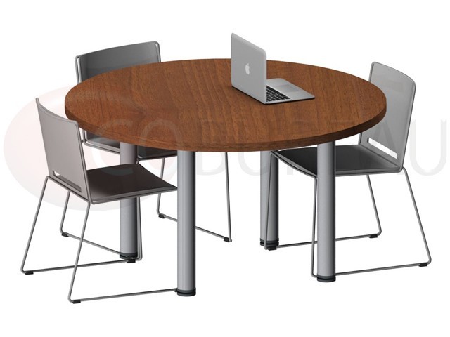 Table ronde Pro métal 120 cm - pieds tube 