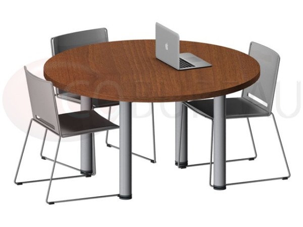 Table ronde Pro métal 120 cm - pieds tube 