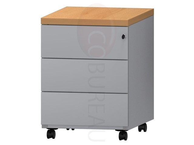 Caisson mobile 3 tiroirs Pro métal