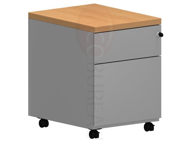 Caisson mobile 2 tiroirs Pro métal