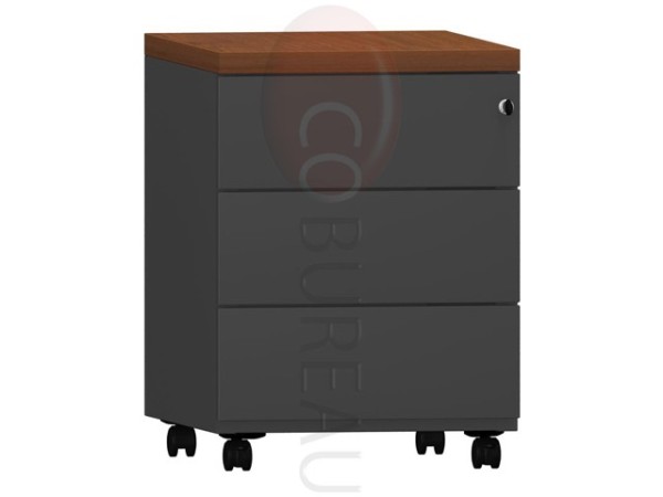 Caisson mobile 3 tiroirs Pro métal