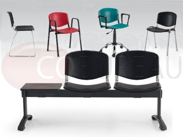 Siège sur poutre avec tablette Smart polypro