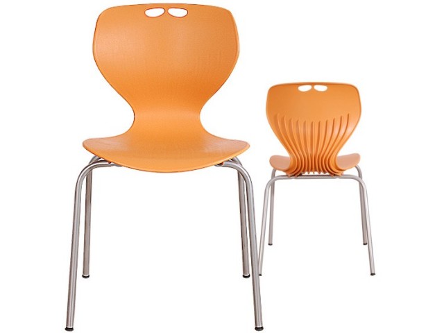  Chaise Mata - polypropylène jaune