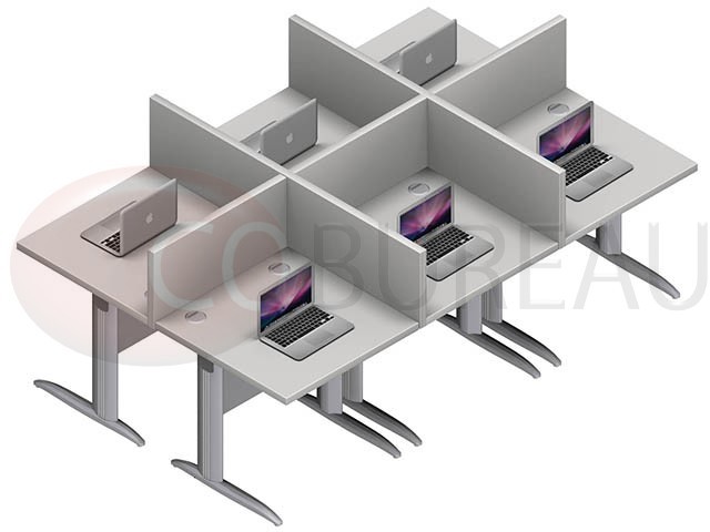  Marguerite 6 postes droit de 80 cm 