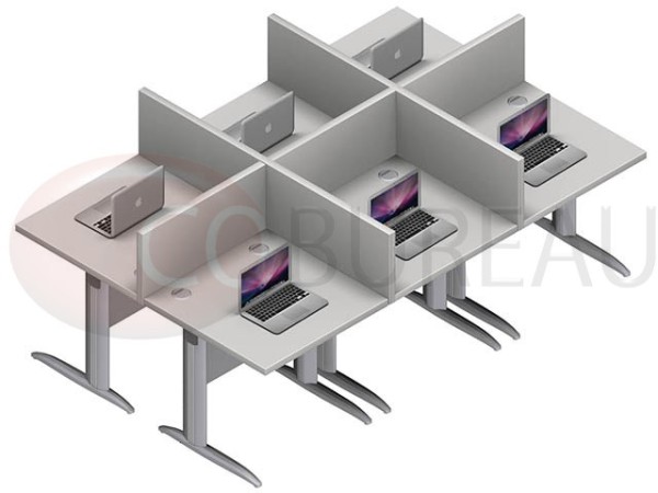  Marguerite 6 postes droit de 80 cm 