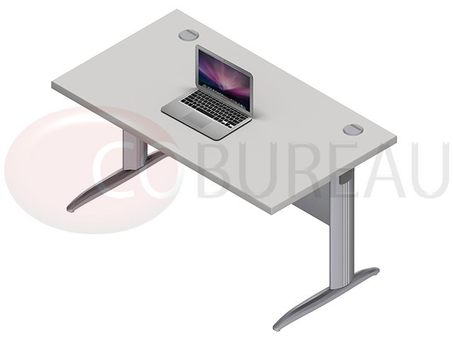 Bureau droit Pro métal Pieds en L