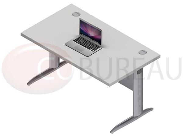 Bureau droit Pro métal Pieds en L