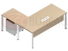 Ensemble bureau direction 200 cm arche Arko 2