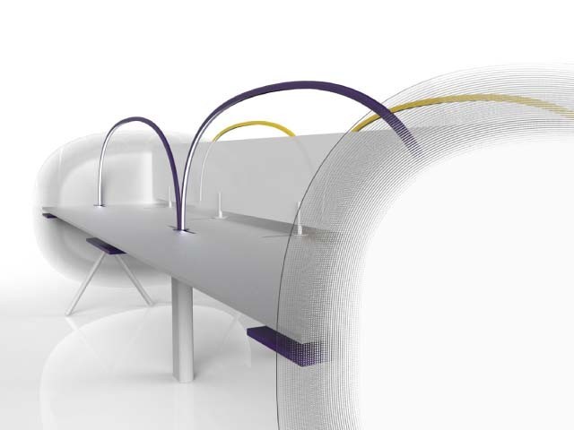 Bureau design italien Hook par Newform