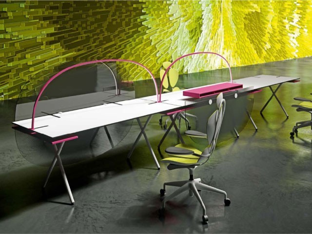 Bureau design italien Hook par Newform