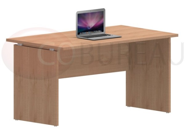 Bureau droit Kamos 140 Cm pieds panneaux