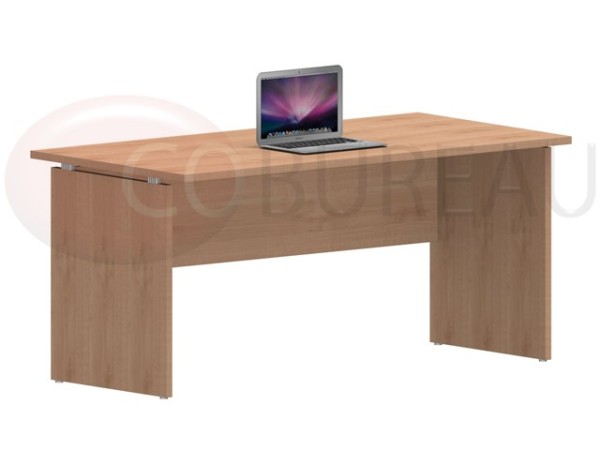 Bureau droit Kamos 160 Cm pieds panneaux érable