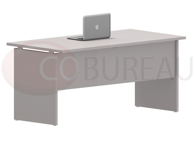 Bureau droit Kamos 160 Cm gris