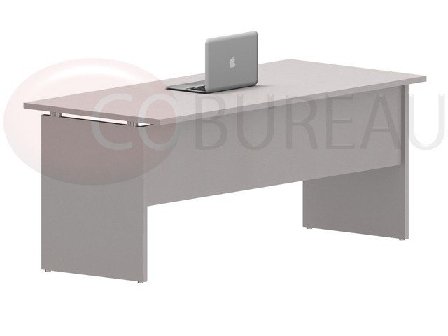 Bureau droit Kamos 180 Cm gris