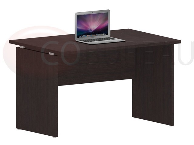 Bureau wengé Kamos 100 Cm pieds panneaux