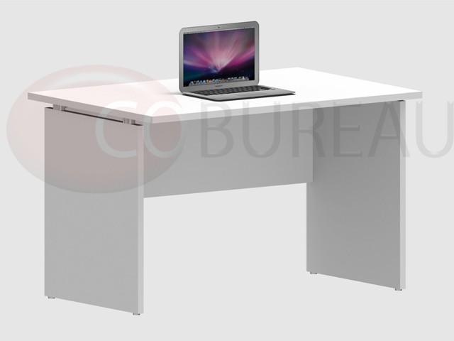 Bureau blanc Kamos 100 Cm pieds panneaux