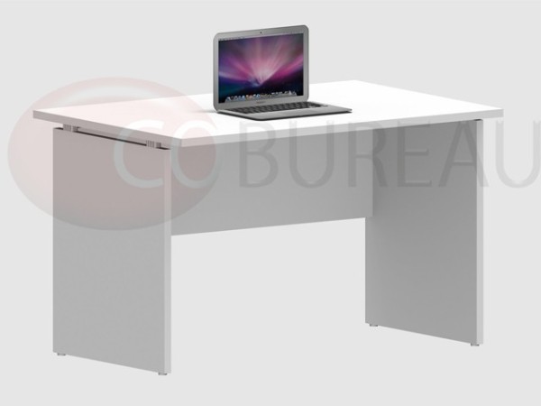 Bureau blanc Kamos 100 Cm pieds panneaux