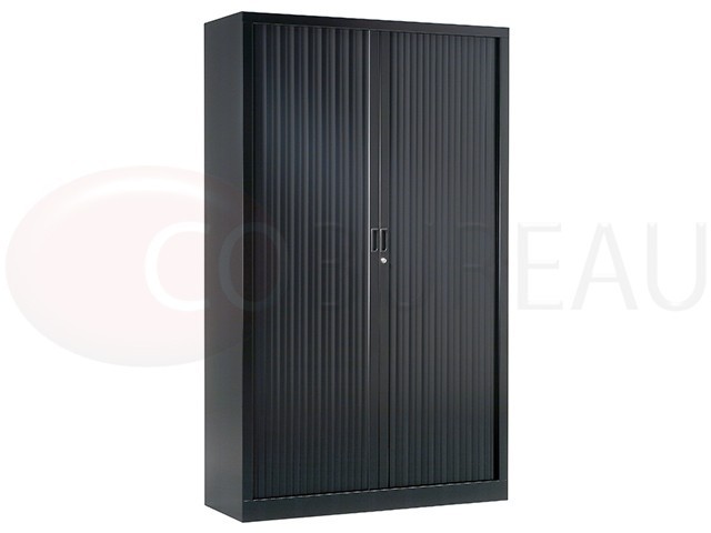 Armoire à rideaux anthracite 