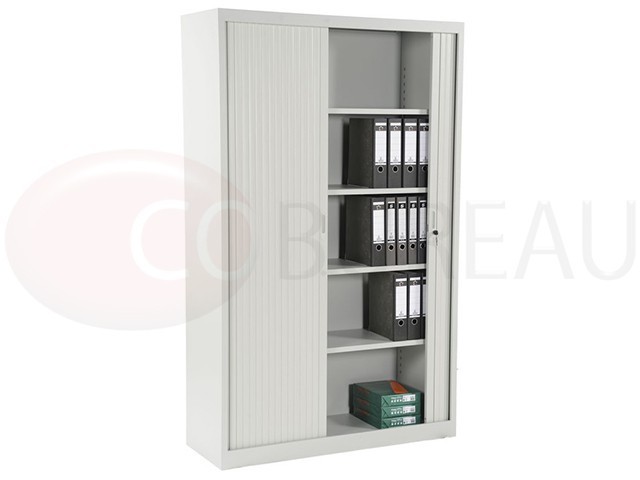  Armoire à rideaux hauteur 200 cm Blanc