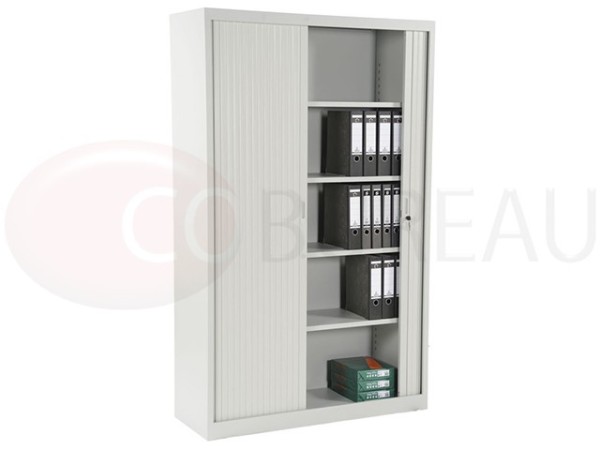  Armoire à rideaux hauteur 200 cm Blanc