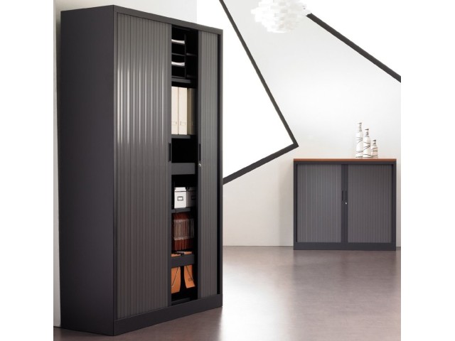 Armoire à rideaux hauteur 200 cm Anthracite 