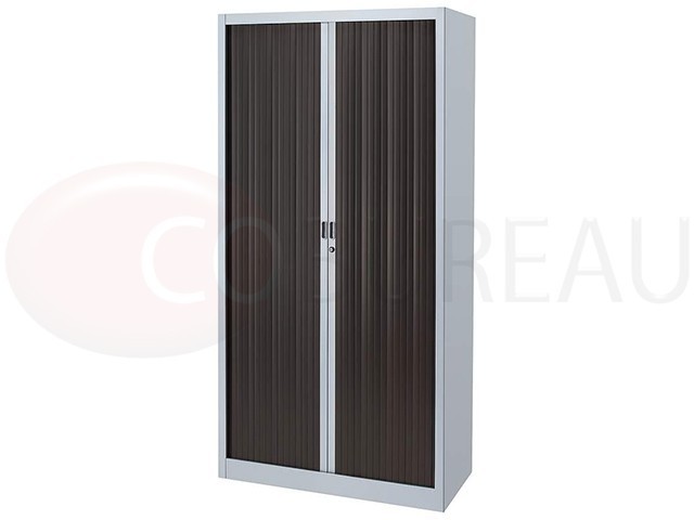 Armoire rideaux Wengé hauteur 200 cm 