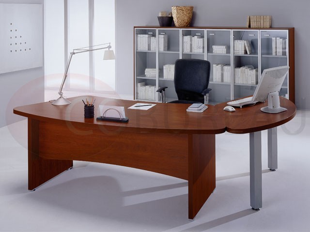 Bureau tower plateau ovale