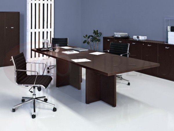 Table de reunion tower plateau rectangulaire