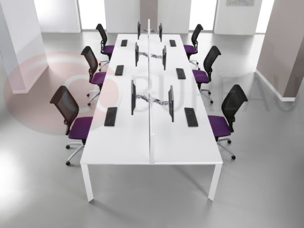 Pôle 6 bureaux droits Arko