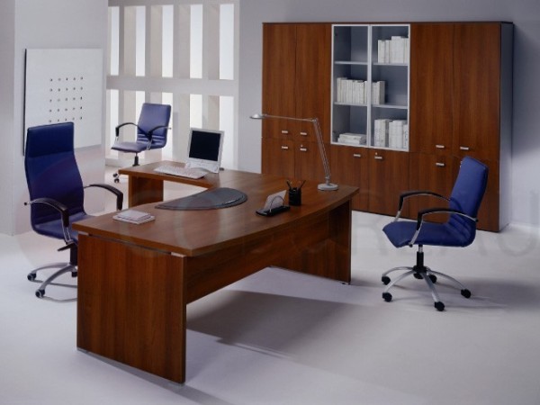 Bureau tower plateau façonné retour bureau