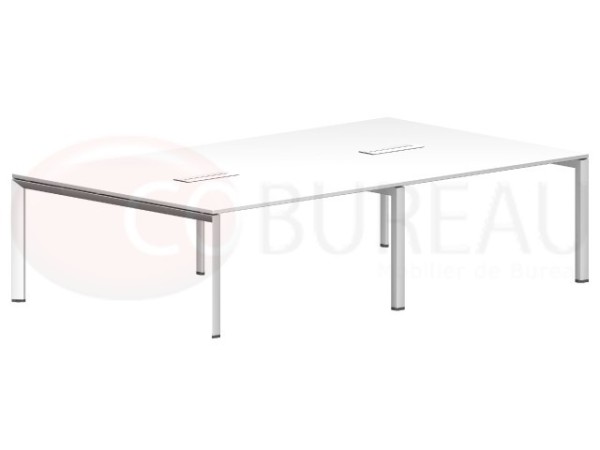 Table rectangulaire Arko 240 cm - pieds arche métal