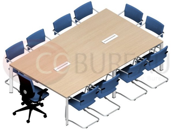 Table Arko 240 cm - pieds arche