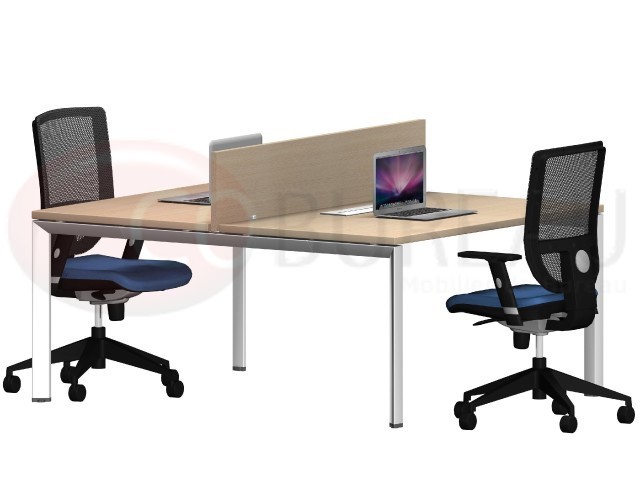 Bench 2 bureaux arko 120 Chéne clair