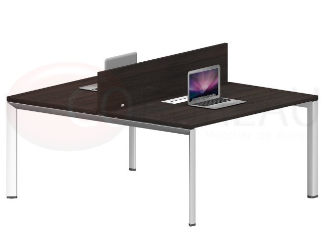 Bench 2 bureaux 120 wenge