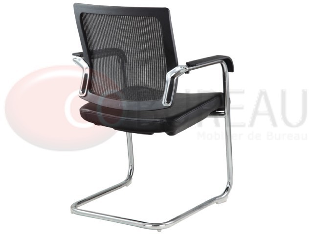 Fauteuil de réunion piètement luge