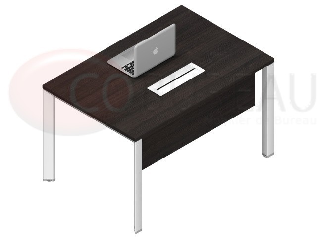 Bureau Arko 100 cm wenge arche métal