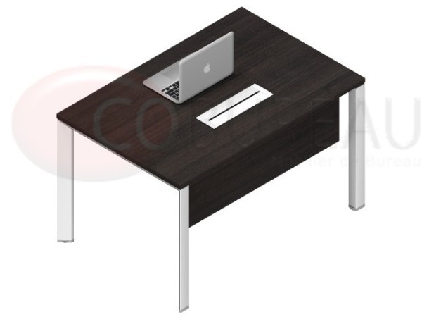 Bureau Arko 100 cm wenge arche métal