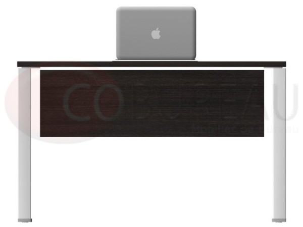 Bureau Arko 100 cm wenge pieds arche métal