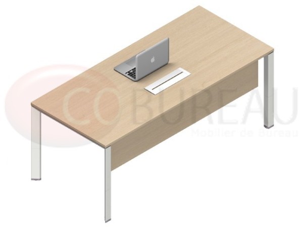 Bureau Arko 180 cm - pieds arche métal