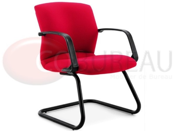 Fauteuil visiteur Onassis - Tissu rembourré 