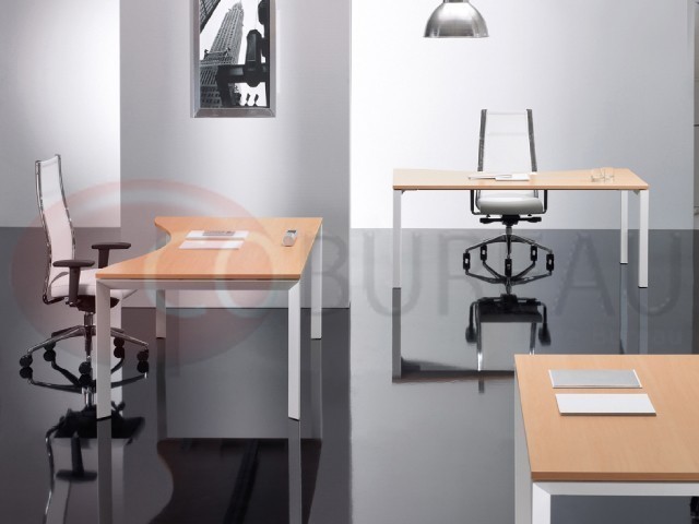 Bureau Arko 200 cm - pieds arche