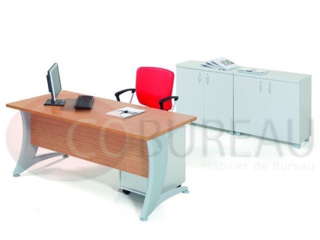 Bureau Zeta 140 Cm Pieds en Z