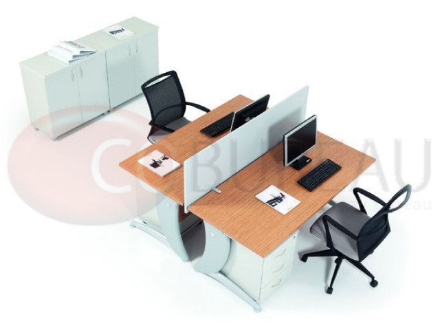 Bureau Zeta 160 Cm Pietements Z