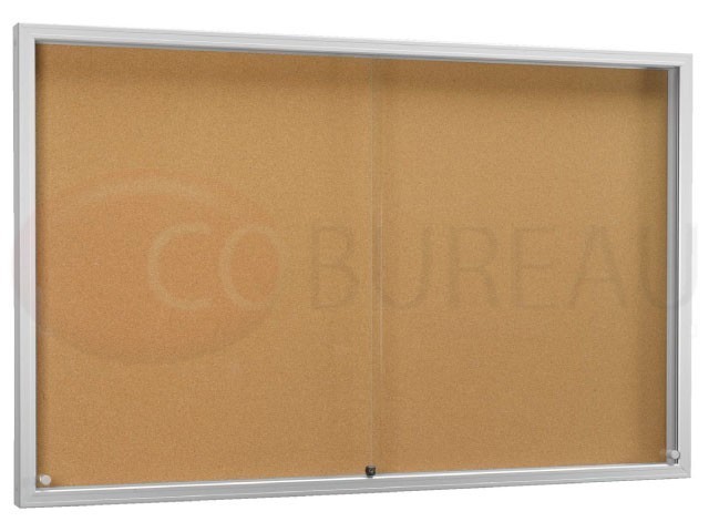 Vitrine d'affichage murale vitré