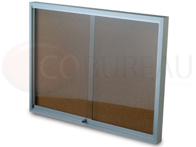 Vitrine d'affichage vitré