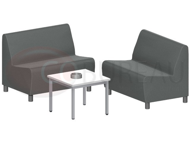 Table basse carrée - Métal 