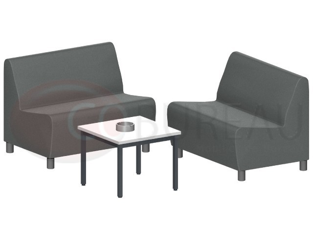 Table basse plateau carrée 