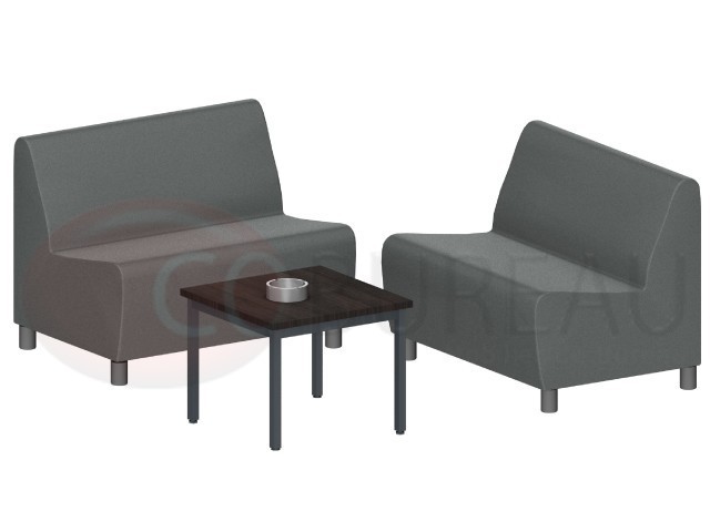 Table 60x60 plateau carrée 