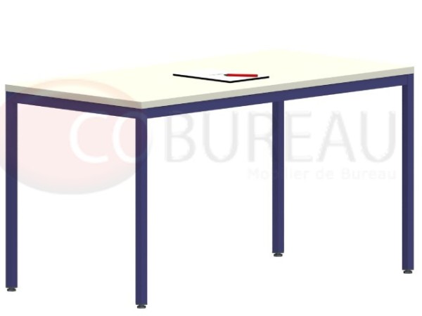 Table décharge Métal 140 x 80 cm gris bleu